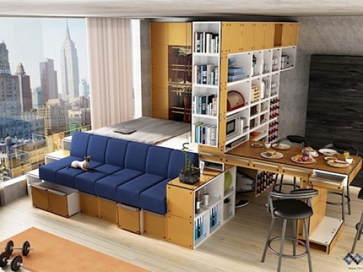 Мебель-трансформер – новое решения для маленькой квартиры