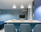1-но комнатная квартира "50 оттенков синего" (38.32 m²)