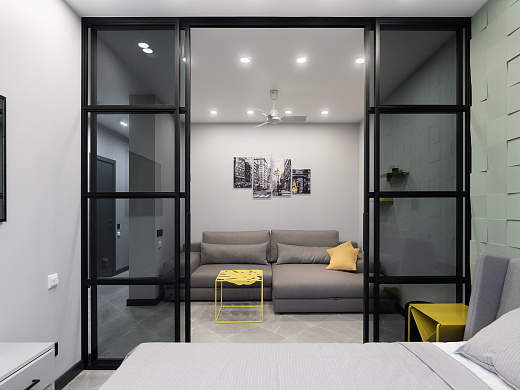 Квартира в цветах Pantone 2021 (44.00 m²)