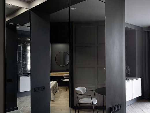 1-но комнатная квартира "Черный и антрацит" (52.00 m²)